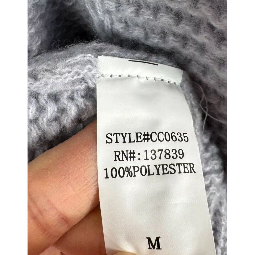 Ivy‎ Luna Lagen Look Cottage core Oversized knit cardigan 3D Cherry Size Medium - Picture 3 of 7